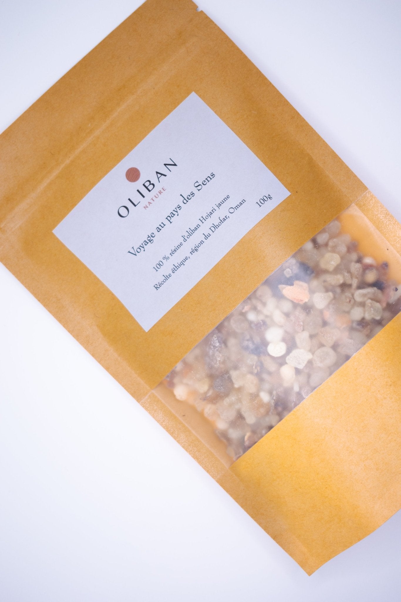 résine d'encens oliban à brûler sachet de 100 gr