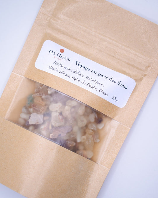 résine d'encens oliban à brûler sachet de 25 gr