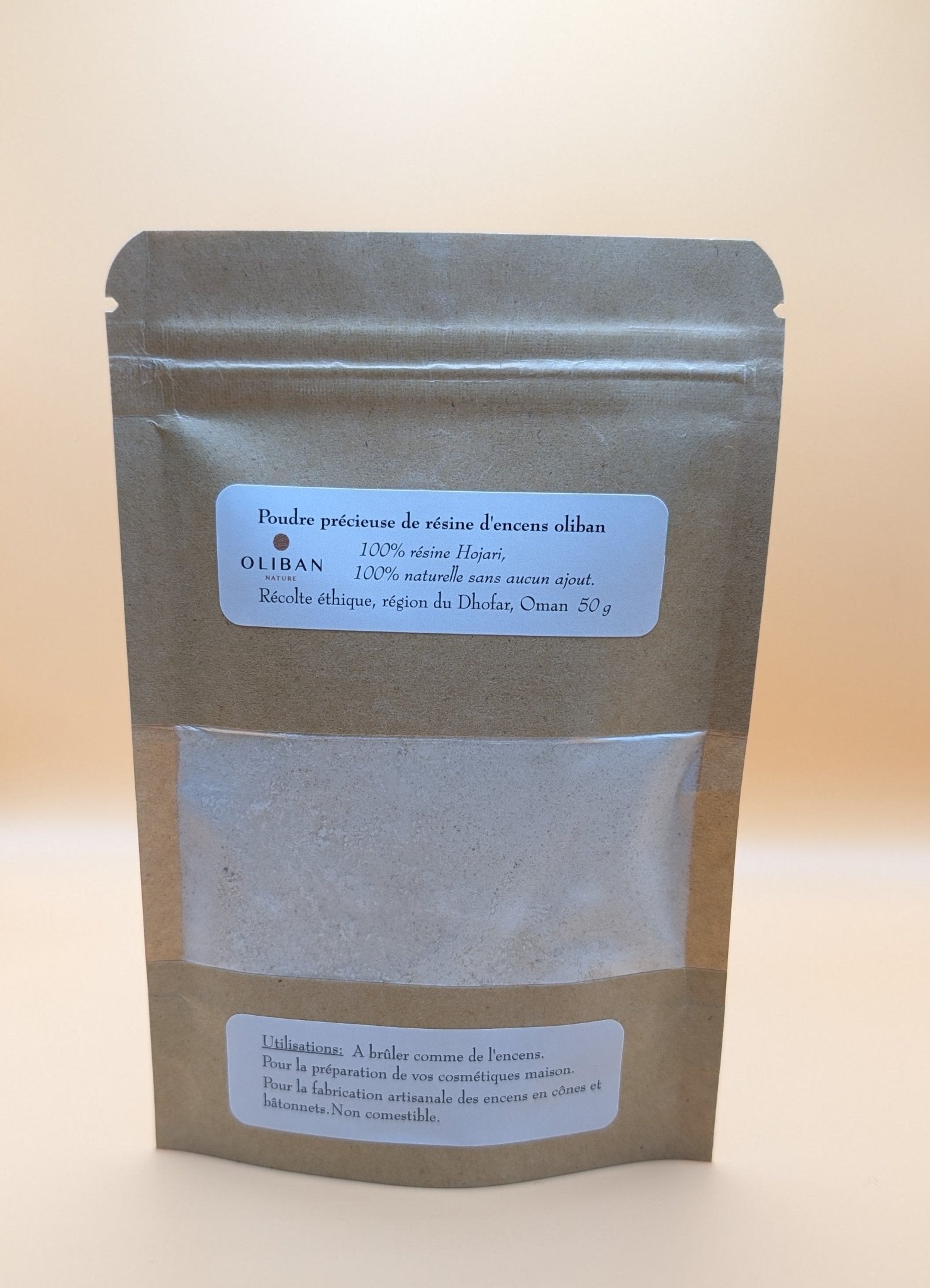 Poudre précieuse Oliban Nature sachet de 50 gr