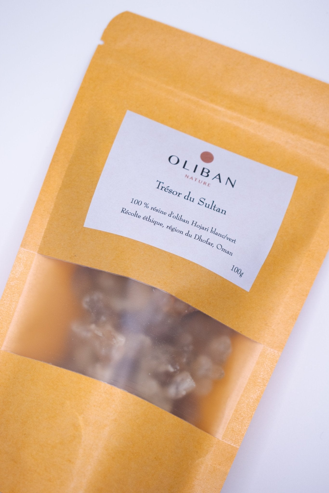 Résine de Boswellia Sacra en sachet de 100 g Trésor du Sultan meilleure encens au monde Oliban Nature